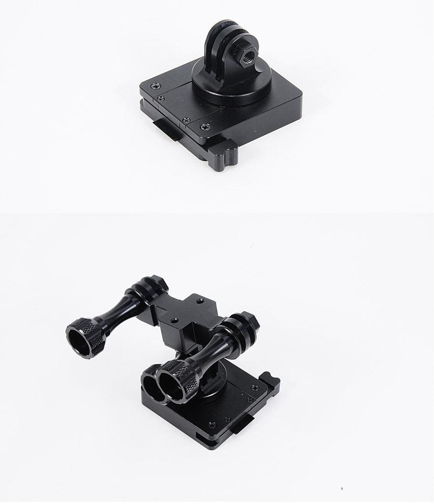 Gopro Compatible Aluminum Alloy Multi-functional Bracket & Headband Adapter