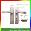 1 Set Door Knob Lock Room Door Handle Locked Aluminum Alloy High-Grade Handle Lock Bedroom Bathroom Accessories