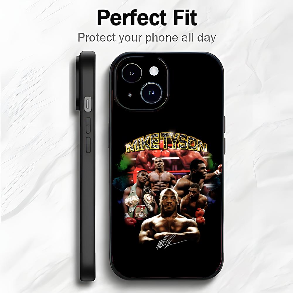 Powerful Boxing Legend M-Mike Tyson Phone Case Phone Case Soft Packaging Lightweight For iPhone17 16 15 14 13ProMax