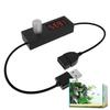 Digital Display Timer Switch Cable Efficient Automatic Shutdown Timer  Fish Tank