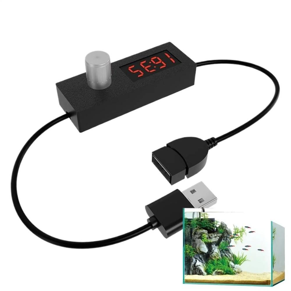 Digital Display Timer Switch Cable Efficient Automatic Shutdown Timer  Fish Tank
