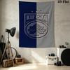 Kifisia FC Wall Tapestry Aesthetic Wall Hanging Printed Fabric Blanket Decorative Tapestries for Bedroom Living Room Home Decor