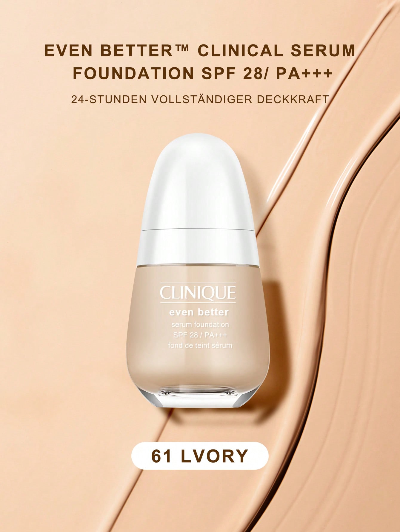 

Clinique Even Better™ Clinical Тональная сыворотка - SPF 28/PA+++ 61 Слоновая кость | 30 мл #61 IVORY