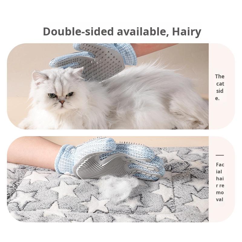 Pet Grooming Gloves, Hair Removal, Massage, Bathing, Silicone Hair Removal and Cleaning Pet Products Order with One Click