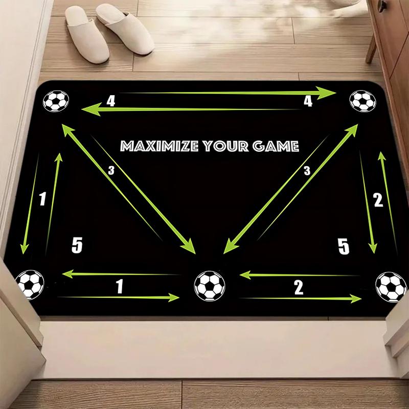 Tappetino per Allenamento Calcio Tappetino per Allenamento Piedi Calcio Antiscivolo Tappeto per Allenamento Palestra Domestica Massimizza il Tuo Gioco Tappeto per Decorazione Camera da Letto