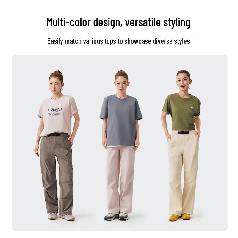 Skechers Women's L226W044 Loose Fit Cargo Sweatpants