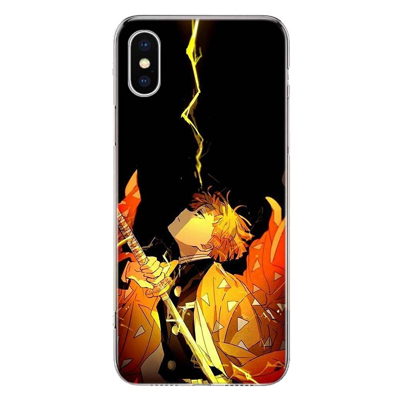 

Чохол для телефону Demon Slayer Agatsuma Zenitsu для Apple iPhone 11 12 13 Pro XR X XS Max 7 8 6 6S Plus + Mini 5S SE Print Shell iPhone 8