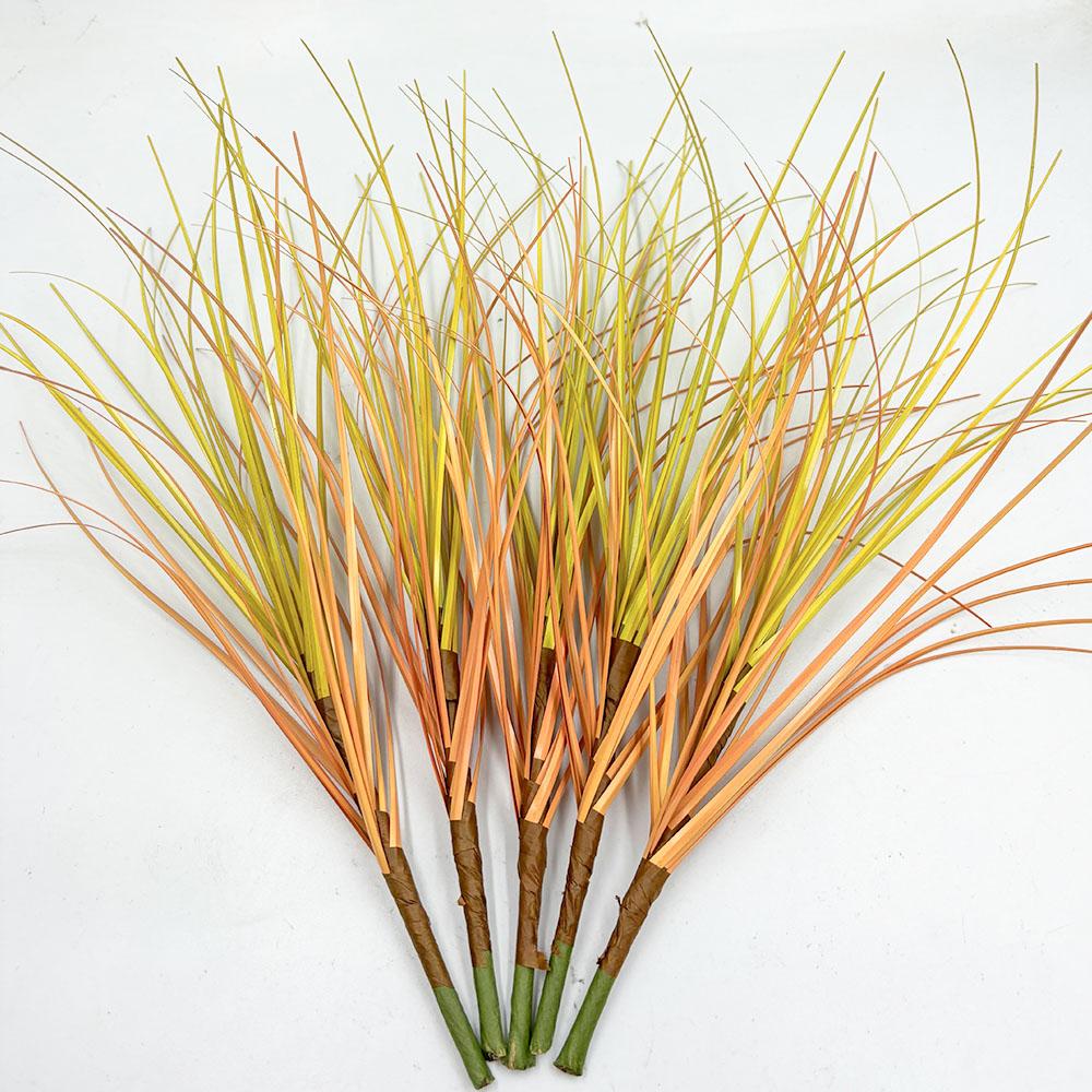 

5 шт. Искусственная луговая трава, искусственная зелень для DIY, свадебная площадка, домашний декор, горшечное украшение, искусственное растение, украшение для открытого сада 30cm