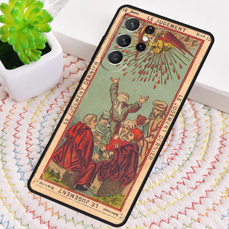 Tarot Ägyptien von Dusserre Kunst TPU Handyhülle für Samsung Galaxy note 10 pro S26 S25 S24 S23 S22 Ultra Plus S21 FE S20 Hülle