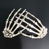 1 Pair Halloween Skeleton Hands Plastic Hand Skull Claw Skeleton Model Scary Bone Hands for Halloween Decoration Horror