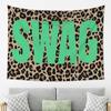 Trendy Cool SWAG Tapestry, Inspirational Wall Hanging, Bedroom Dormitory Music Room Wall Decor for Room