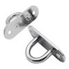 Marine Grade Stainless Metal Eye  Plate Hook Set Secure Yoga Fixation Plate Long Buckles for Yoga & Hammock Installation