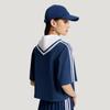 Adidas Dance T Shirts Women's Tech Indigo Navy Collar Moderate Other