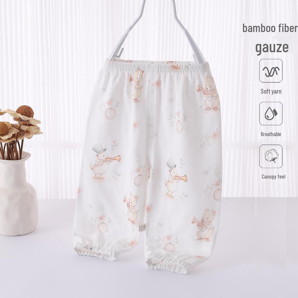 Summer Mosquito Repellent Pants for Babies: Casual, Thin, Lantern Style for Boys and Girls