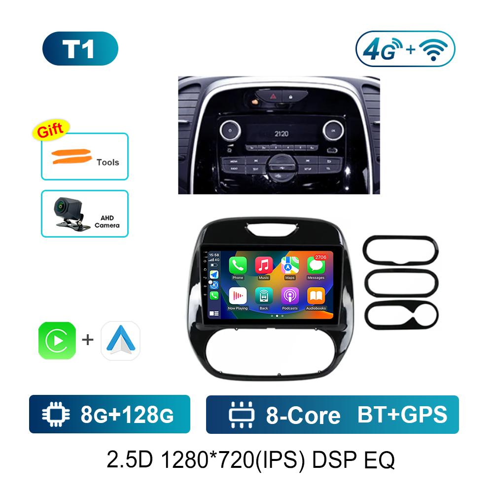 Android OS Car Video Multimedia Player for Renault Kaptur 2016 - 2019 GPS DSP Stereo WiFi BT 4G Carplay Auto Tools Cooling Fan