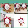Creative Fruit Plush Keychain With Dragon Fruit Design For Kids And Collectors