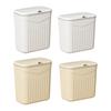 Kitchen Compost Bin with Lid Wall Mounted Garbage Can Bathroom Kitchen Waste Basket Bin