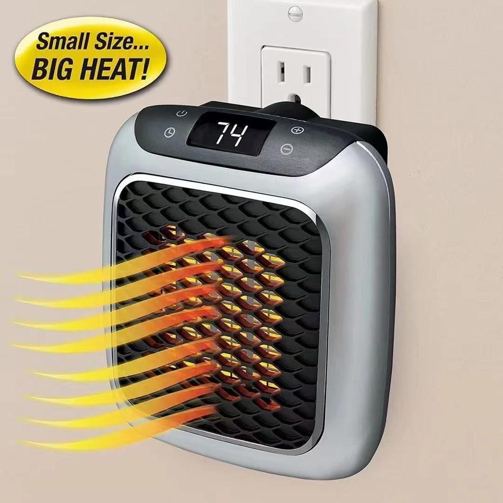 Compact HandyHeater: Mini Desktop Fan Heater with Low Noise for Home or Office