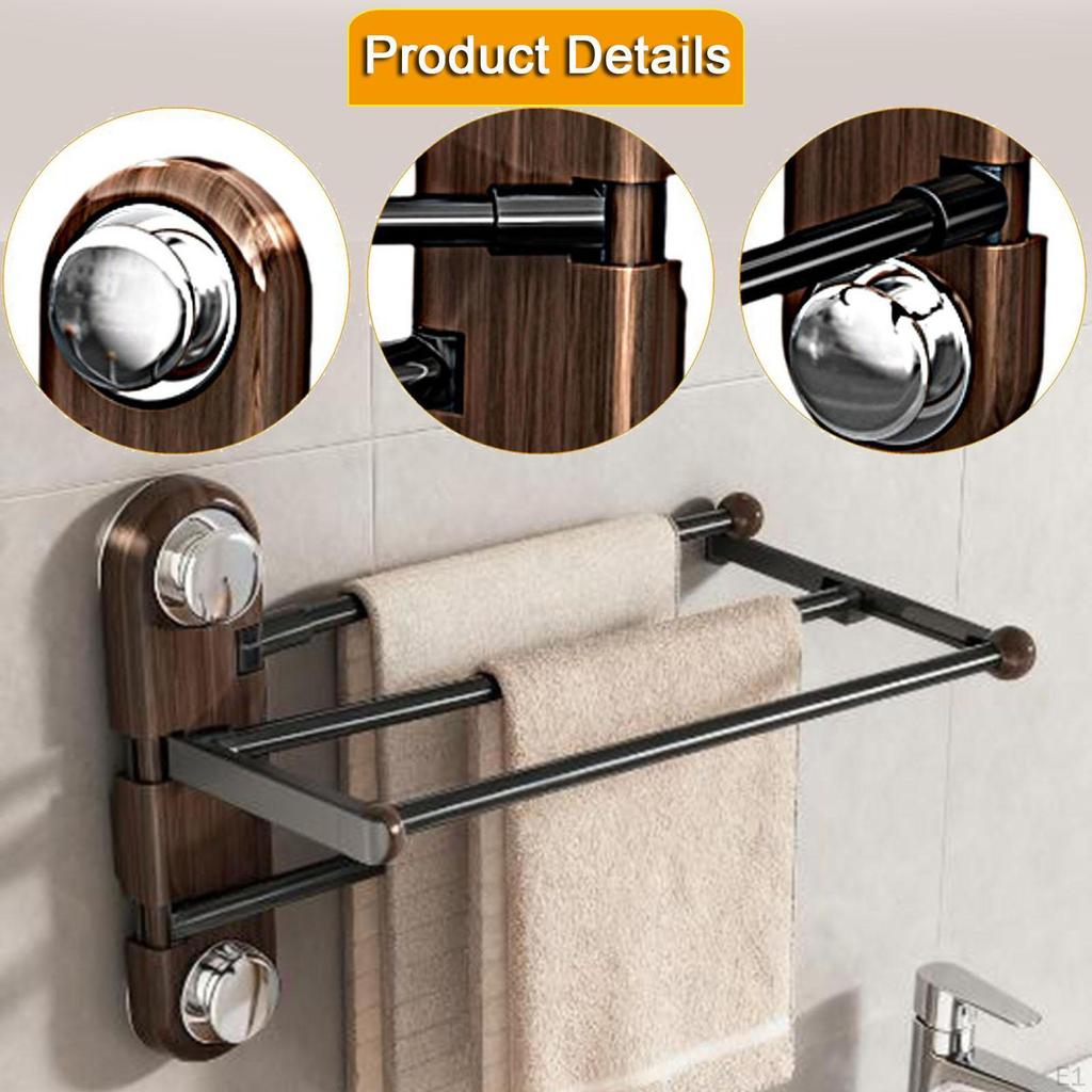 Rotating Towel Rack for Bathroom, Office, Closets And Restrooms.
