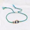 Lucky Colorful Fish Pendant Thread Rope Braided Charm Bracelet For Women Men Adjustable Jewelry Gift
