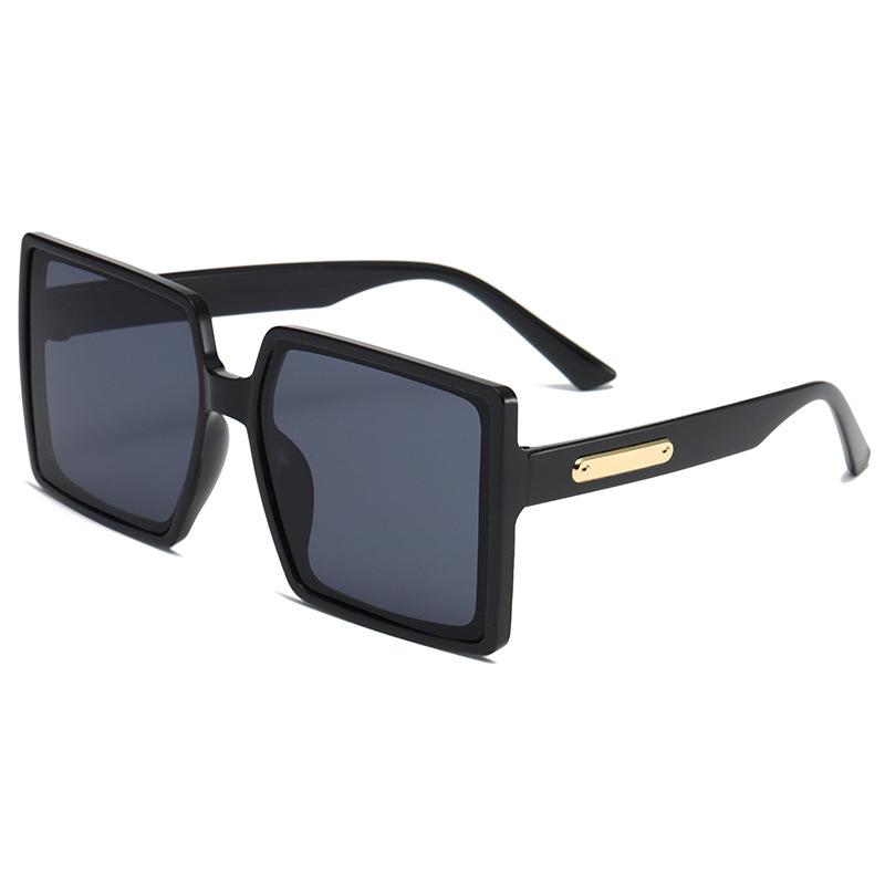 New large-frame European and American trend sunglasses fashion street shooting travel sunshade sunglasses women's square sunglasses