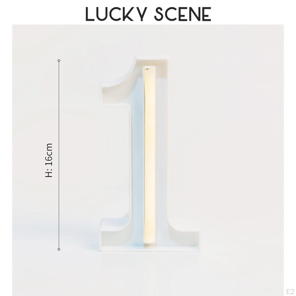 for Bedroom, Battery , Neon Number Sign Birthday Anniversary