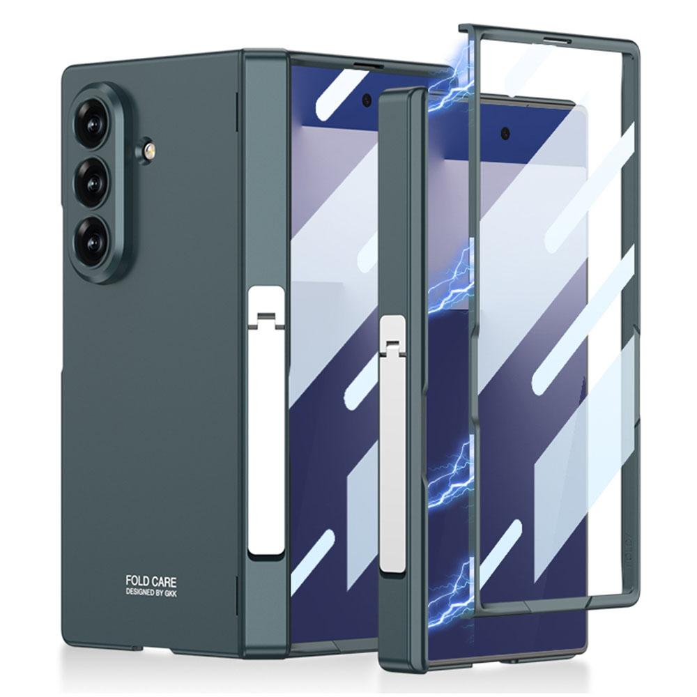 GKK For Samsung Galaxy Z Fold7 5G Case with Kickstand PC+Tempered Glass Phone Cover
