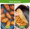 20/22/23cm Air Fryer Paper Liners Disposable Non-stick Oil-proof Baking Paper Liner for Oven Microwave Roasting Baking Accessori