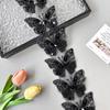 Black Butterfly Handmade Staple Sequins Barcode Cloth Sticker Clothing Lolita Skirt Hair Accessories Lace Accessories