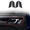 Real Carbon Fiber Interior Door Handle Bowl Frame Trim For Porsche Macan 2014-22