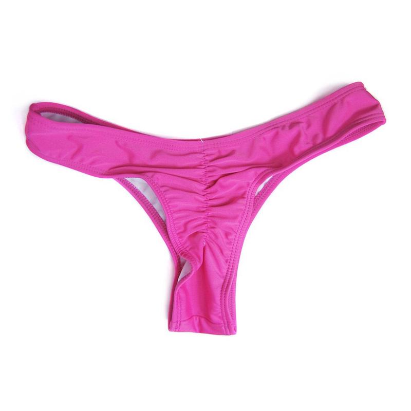 Dámske bikiny nohavičky pevné plavky s nízkym pásom spodná časť mini nohavičky do plážových plaviek s g-string
