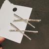 2/3/4PCS  X-shaped Hair Clips Shiny Rhinestone Fashionable Small Hair Clips Fringe Decorative Clips Ringe Decorative Clips