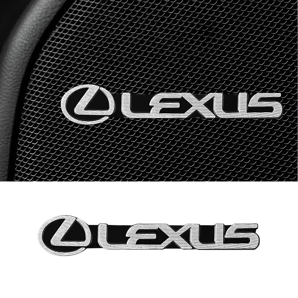 crwxnp1 2/4Pcs Car Audio Sound Speakers Stickers Decals Interior Accessories For Lexus LS LC IS350 ES300h ES300 IS250 IS220d GS350 NX300