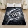 Scorpions Print Flannel Blanket Cozy Lightweight Plush Throw Blanket For Bed Sofa Household Use
