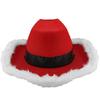 Adjustable Luminescent Plush Fisherman Hat Bucket Hat Christmas Hat Cowboy Hat Panama Cap