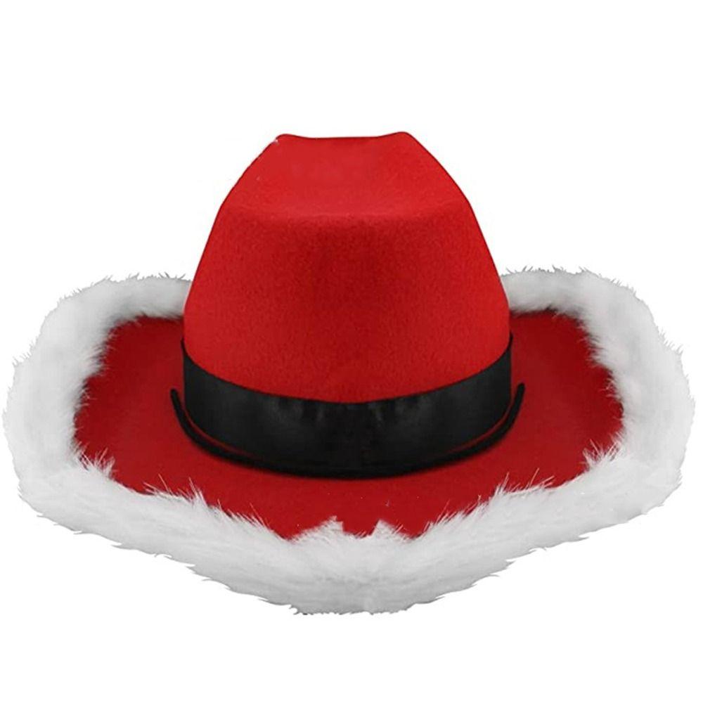Adjustable Luminescent Plush Fisherman Hat Bucket Hat Christmas Hat Cowboy Hat Panama Cap