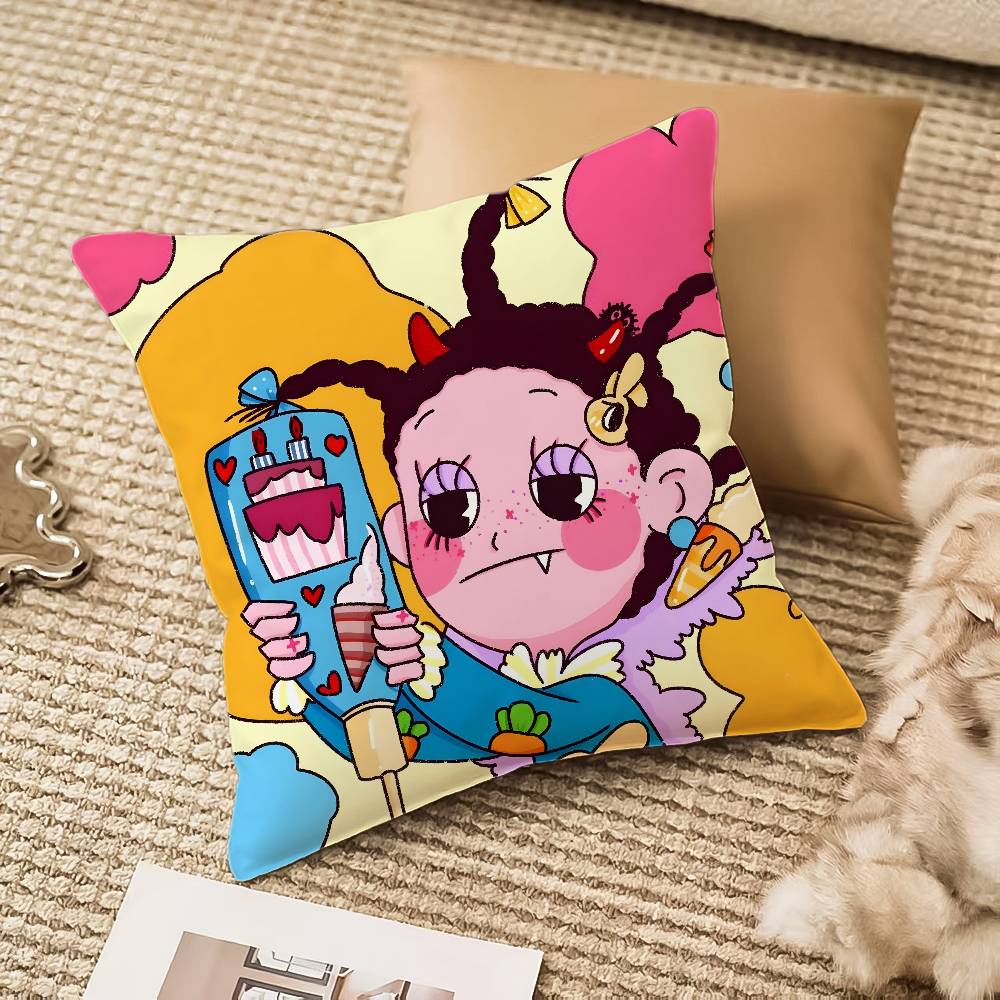 Mona The Vampire Pillow Case Anti-dustmite Invisible Zipper Sofa Bed