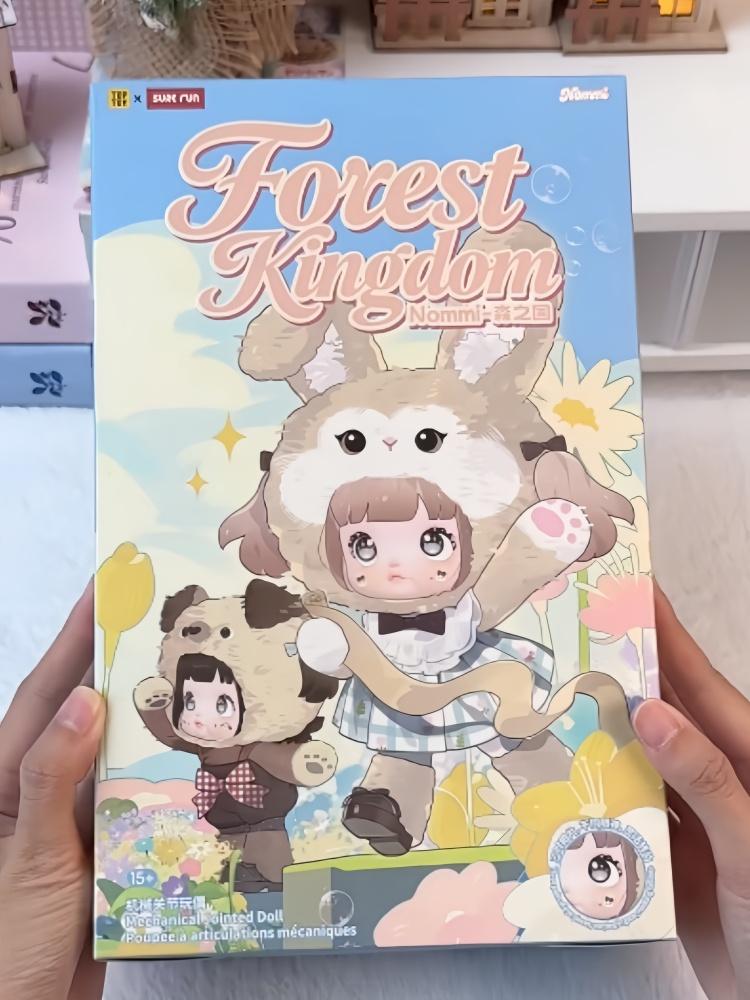 

New Hot Nommi Forest Kingdom Series Blind Box Kawaii Cute Vinyl Action Figure Joints Movable Model Mystery Box Collectible Gift (As shown-31179)-