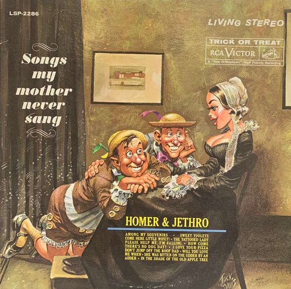 

LP Record HOMER JETHRO Songs My Mother Never Sang LSP2286 RCA Victor 1961 US CountryFolk Used