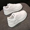 Leather Platform White Shoes Women's Shoes Spring New Heightening Board Shoes Versatile Casual Shoes Children's Sports Shoes