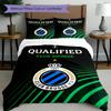 3pcs Duvet Cover Set (1*Duvet Cover + 2*Pillowcase, Without Core), Club Brugge K V Print Bedding Set, Bedroom Decor, All‑Season, Gift