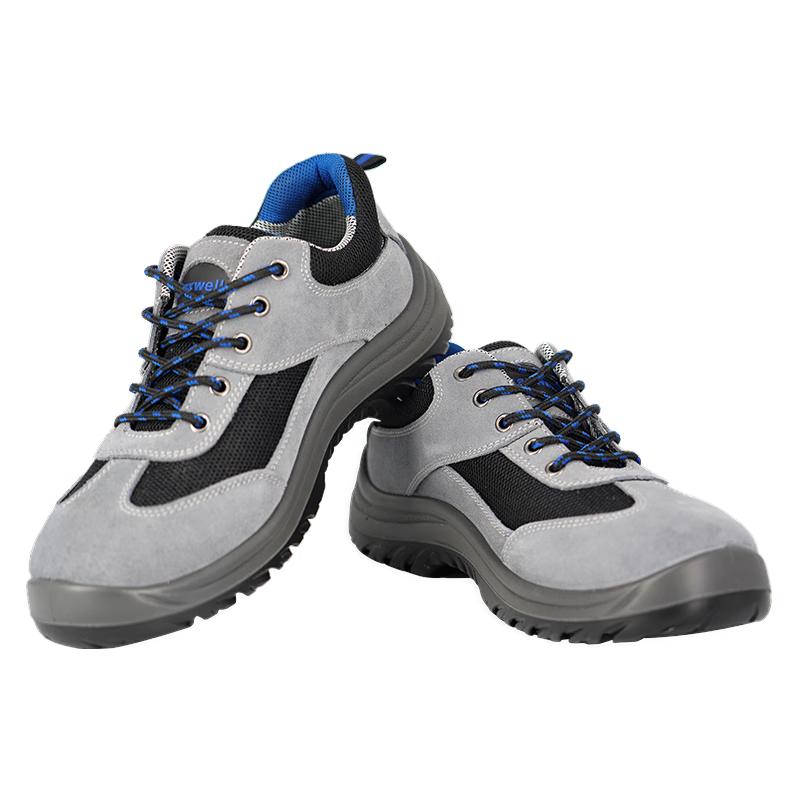 Raxwell Lion Low-Cut Suede Steel Toe Anti-Static Puncture-Proof Safety Shoes 42