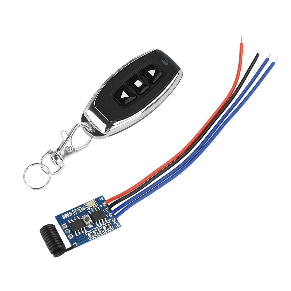 DC3-12V Miniature Wireless Remote Control Forward And Reverse Pwm Speed Control Module Dc Brushed Motor Motor Drive Module