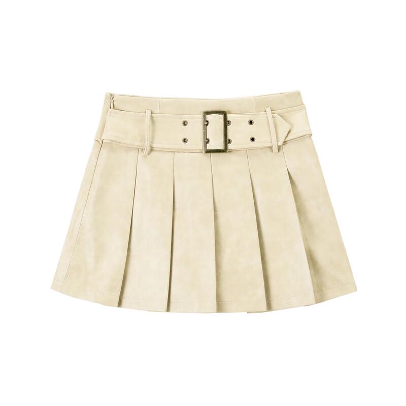 Ledian Retro Pleated Skirt