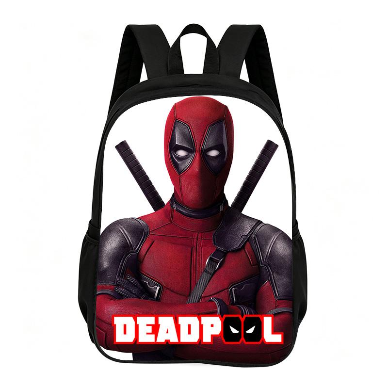 Deadpool School Luggage & Bags Backpack Backpack Fashion Schoolbag Backpack Trend Kids Gift Practical Multifunctional