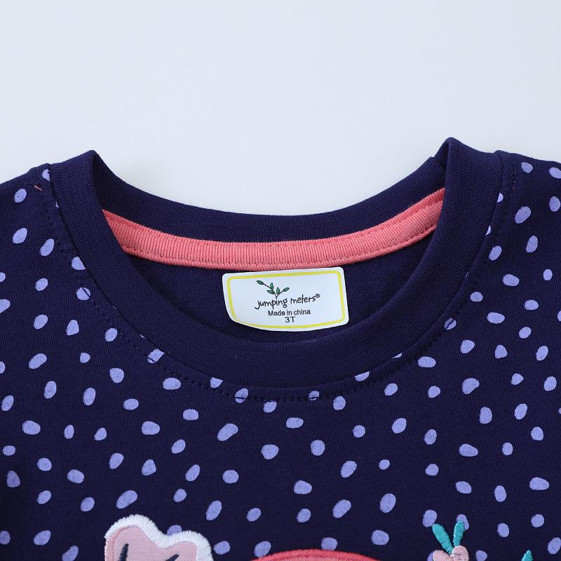 Europejskie i Amerykańskie Wiosenno-Letnie Dziewczęce Dzianinowe Sukienki Księżniczki z Kreskówkami