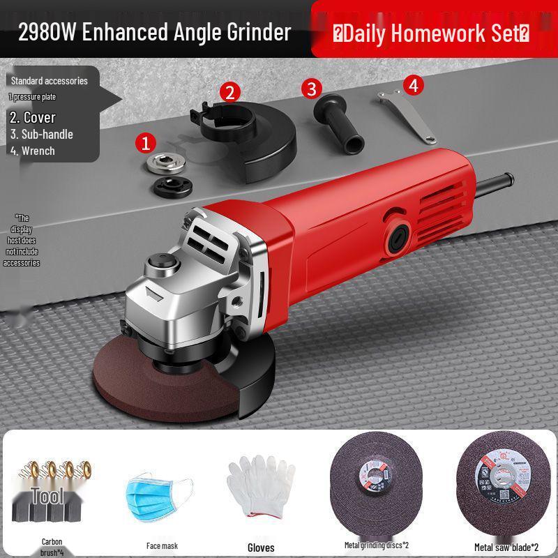 Multifunctional Angle Grinder & Polisher for Household Use