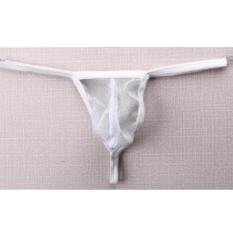 Pánské G-String síť Příze Průhledné spodky Tanga Spodní prádlo Kalhotky Velká velikost T-back