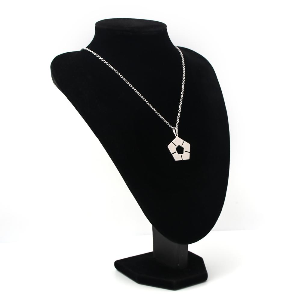 Anime BLUE LOCK Necklace Soccer Sign Stainless Steel Metal Pendant Necklace For Women Men Cosplay Prop Accessories Jewelry Gift