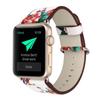 Vhodné pro Apple Watch Strap AppleWatch7 Silk Screen Crushed Flower Strap